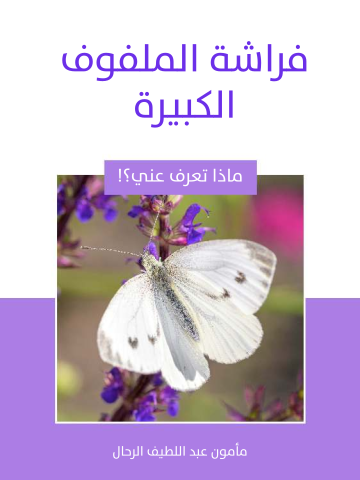 غلاف كتاب فراشة الملفوف الكبيرة